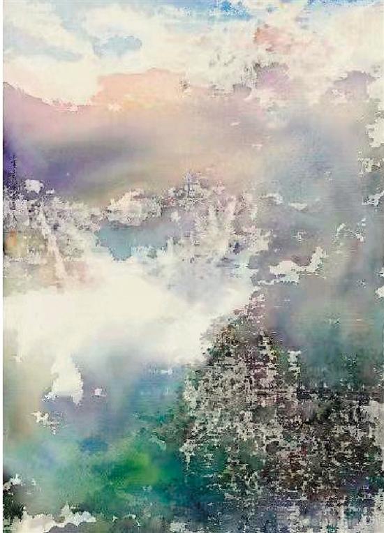 抟·锦——葛扬水墨丝绸画艺术作品展在苏州开幕